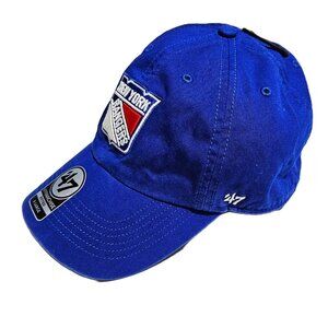 New York Rangers ’47 Brand Blue Classic Fitted Cap – XL – NWT